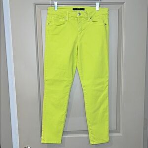 Joe's Jeans Bright Lime Ankle Jeans